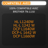 Supply Guy TN1150 TN-1150 Cartouches de Toner avec Puce Compatible pour Brother HL-L1240W DCP-L1640W DCP-L1660W HL-L1242W DCP-L1