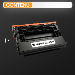 Supply Guy 147X W1470X Cartouche de Toner compatible pour HP 147X 147A W1470A pour LaserJet Enterprise M610 M611 M612 M610n M611