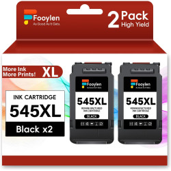 PG-545XL PG-545 XL Cartouches de rechange pour Canon 545 Cartouches d'encre pour Canon PG 545 Noir pour Canon Pixma MX495 TR4550