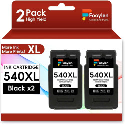 540XL Noir PG-540XL Noir Multipack Compatible pour Les Cartouches d'imprimante Canon 540 XL Noir PG-540 pour Canon TS5150 Cartou