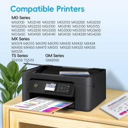 540XL Noir PG-540XL Noir Multipack Compatible pour Les Cartouches d'imprimante Canon 540 XL Noir PG-540 pour Canon TS5150 Cartou