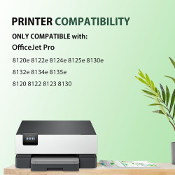 Cartouche 924 924XL 8132e 8122e pour HP 924 Pack de 4 Cartouches 924e | Compatible pour HP924 OfficeJet Pro 8122e 8132e 8120e 81