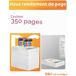 D&C 12x 551XL Cartouches d'encre Compatibles avec Canon CLI-551 XL Cartouches pour Canon Pixma IP8750 IP7250 MG5650 MG5550 MX725