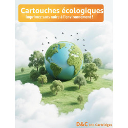 D&C 12x 551XL Cartouches d'encre Compatibles avec Canon CLI-551 XL Cartouches pour Canon Pixma IP8750 IP7250 MG5650 MG5550 MX725