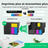 COLORETTO 305XL Cartouche pour HP 305 pour HP DeskJet 2820e 2800e 4200e 4220e 4230e 2810e 4222e 2821e 2822e 2823e 4210e 2720e 27