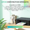 compatibles 545XL 546XL pour Cartouche Canon 545 546 PG545XL CL546XL pour TS3550 TS3450 TS3350 TS3150 TS3451 TS3150 (1 Noir + 1 
