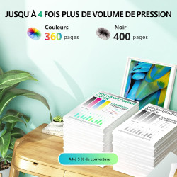 compatibles 545XL 546XL pour Cartouche Canon 545 546 PG545XL CL546XL pour TS3550 TS3450 TS3350 TS3150 TS3451 TS3150 (1 Noir + 1 