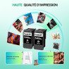 compatibles 545XL 546XL pour Cartouche Canon 545 546 PG545XL CL546XL pour TS3550 TS3450 TS3350 TS3150 TS3451 TS3150 (1 Noir + 1 