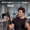 Imprimante thermique a4 sans encre, bleutooth sans fil compatible avec ios android mac windows, imprimante de voyage ultra-légèr
