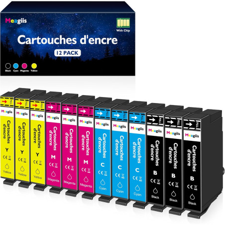 Cartouche d'encre Compatibles pour cartouche epson xp 2200 pour Epson XP-2200 XP-2205 XP-3200 XP-3205 XP-4200 XP-4205 XP2200 WF-