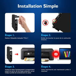Cartouche d'encre Compatibles pour cartouche epson xp 2200 pour Epson XP-2200 XP-2205 XP-3200 XP-3205 XP-4200 XP-4205 XP2200 WF-