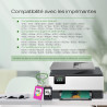 305XL Compatible avec Les Cartouches HP 305 Noir et Couleur pour Les imprimantes DeskJet 2820e 2720e 2720 2710e DeskJet Plus 413