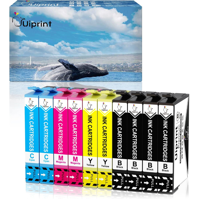 Compatible pour 604XL Cartouches d'encre, 10-Pack | Compatible pour Epson XP-2200 XP-2205 XP-3200 XP-3205 XP-4200 XP-4205 Workfo