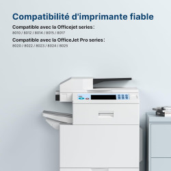 Cartouche 912 912 XL Compatible pour HP 912 912XL Cartouche pour HP OfficeJet Pro 8022e 8024e 8020e 8022 8024 8020 8023 OfficeJe