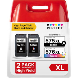 575XL 576XL Cartouche d'encre Compatible Cartouche Canon 575 et 576 PG575XL CL576XL pour Canon Pixma TS3551i TR4755i TS3750i TS3