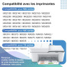 540XL 541XL Cartouches d'encre Compatibles pour Cartouche Canon 540 541 XL pour PIXMA MG3650s TS5150 TS5151 MG3550 MG3600 MG3650