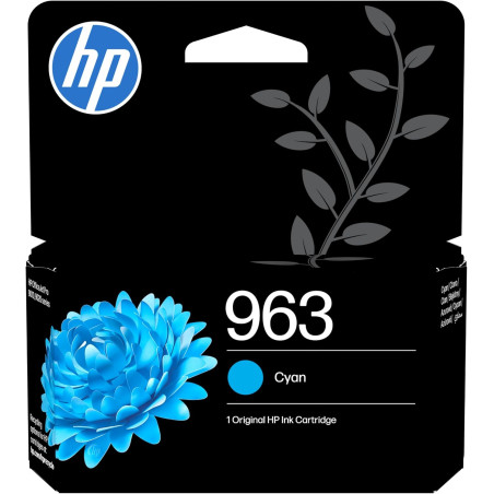 HP 963 Cyan Original Ink Cartridge