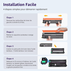 TN248XL TN248 MFC-L3760CDW DCP-L3560CDW Toner TN-248XL TN-248 4 Pack