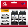 Onlyu 575xl pg-575 xl noir remplacement pour cartouche canon 575 xl noir | compatibles pour canon pixma tr4755i tr4756i ts3750i 
