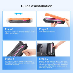 TN241 TN245 Cartouche de Toner Laser Compatible TN241 pour Brother TN241 TN245 pour MFC-9330CDW DCP- 9020CDW MFC-9340CDW HL-3140
