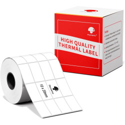 Phomemo Etiquette M110 D'éTiquettes, 20 X 10 MM(0.78"x0.39") M110 Thermiques Autocollantes Thermiques Pour Imprimantes D'éTiquet