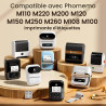 Phomemo Etiquette M110 D'éTiquettes, 20 X 10 MM(0.78"x0.39") M110 Thermiques Autocollantes Thermiques Pour Imprimantes D'éTiquet