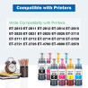 104 Encre 8-Multipack Compatible pour Epson 104 Encre ET-2810 ET-2815 ET-2820 ET-2825 ET-2870 ET-2710 ET-2711 ET-2712 ET-2714 ET