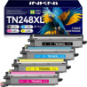 INKNI Compatibles avec Brother TN284XL TN-248XL TN248 pour Brother MFC-L3760CDW Toner HL-L3220CWE MFC-L3740CDWE DCP-L3520CDWE DC