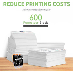 Veson 580XXL PGBK Cartouches d'encre compatibles avec Canon PGI-580 XXL Noir pour Canon Pixma TR8550 TR8500 TS6150 TS6350 TS6350