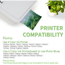 Veson 580XXL PGBK Cartouches d'encre compatibles avec Canon PGI-580 XXL Noir pour Canon Pixma TR8550 TR8500 TS6150 TS6350 TS6350
