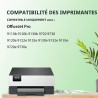 Cartouche 937 937XL 9730e 9120e pour HP 937 Pack de 4 Cartouches 937e XL | Compatible pour HP OfficeJet Pro 9720e 9120e 9132e 91