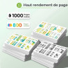 Cartouche Encre 924 XL 8132e 8122e pour HP 924 Pack de 4 Cartouches 924e | Compatible pour HP924 924XL 924e pour HP OfficeJet Pr