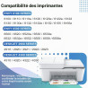 308 XL Cartouches d'encre pour Cartouche HP 308 Noir et Couleur Cartouche Remplacement pour Envy 6120 6120e 6110e 6122e 6132e 65