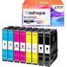 Washope Cartouche Compatibles pour 405XL pour Epson WF-3820 WF-3820DWF WF-3825DWF WF-4820DWF WF-4825 WF-4830 WF-7310 WF-7830DTWF