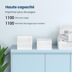 Washope Cartouche Compatibles pour 405XL pour Epson WF-3820 WF-3820DWF WF-3825DWF WF-4820DWF WF-4825 WF-4830 WF-7310 WF-7830DTWF