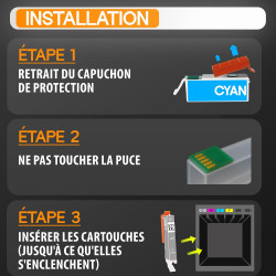 Supply Guy 530 531 XXL Cartouches pour PIXMA TS8750 TS8751 remplace Canon PGI-530 CLI-531 (12 Cartouches)
