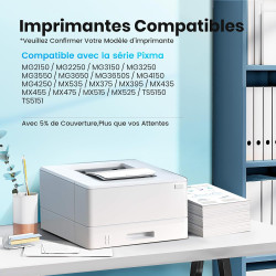 PG 540 XL Cartouche de Rechange pour Canon 540 Noir PG 540 540XL Cartouches d'encre pour Canon TS5150 pour Pixma MG3650S MG3650 