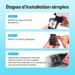 PG 540 XL Cartouche de Rechange pour Canon 540 Noir PG 540 540XL Cartouches d'encre pour Canon TS5150 pour Pixma MG3650S MG3650 