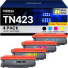 KEENKLE TN-423 TN423 Lot de 4 Toners compatibles avec Brother TN-423BK TN 423 pour Brother MFC-L8690CDW HL-L8260CDW MFC-l9570cdw