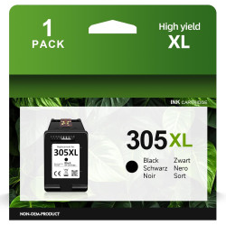 ZENOINK 305 XL Cartouche d'encre Noire pour HP 305 Remplacement pour Original HP 305 Cartouches pour HP DeskJet 2820e 2810e 2800