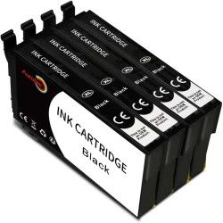 Aruotec Cartouches Encre Compatibles avec Epson Workforce WF-4825 WF-7840 | 4 Noir pour Epson WorkForce WF-3820 WF-4830 WF-4820 