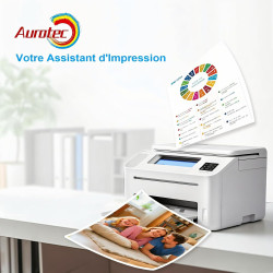 Aruotec Cartouches Encre Compatibles avec Epson Workforce WF-4820 WF-7830 | Pack de 9 (3 Noir, 2 Cyan, 2 Magenta, 2 Jaune) pour 