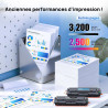 KUPYLM 203X Cartouche de Toner pour HP 203X 203A CF540X pour Color LaserJet Pro MFP M281fdw M281fdn M280nw M254dw M254nw CF540X 