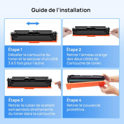 KUPYLM 203X Cartouche de Toner pour HP 203X 203A CF540X pour Color LaserJet Pro MFP M281fdw M281fdn M280nw M254dw M254nw CF540X 