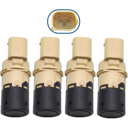 (Lot de 4) Capteurs Radar de Recul Aide Stationnement Avant ou Arrière compatible pour BERLINGO C2 C3 C4 C8 JUMPY XSARA PICASSO 