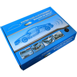 VEGA Radars de recul sonore avec écran LCD Marque Française 4 capteurs gris clairs