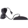 Cocar Blanc Voiture Radar de Recul LED Parking Beep & park Assist Système avec Distance Affichage Rétro Aide au Parcage + 4 Capt