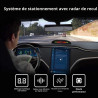 Cocar Bleu Voiture Radar de Recul LED Parking Beep & park Assist Système avec Distance Affichage Rétro Aide au Parcage + 4 Capte