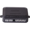 Cocar Gris Voiture Radar de Recul LED Parking Beep & park Assist Système avec Distance Affichage Rétro Aide au Parcage + 4 Capte