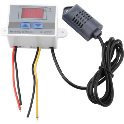 Capteur d'humidité XH-W3005 haute précision 12 V/24 V/220 V Hygromètre Numérique Commutateur Contrôleur 0~99% RH (220 V)